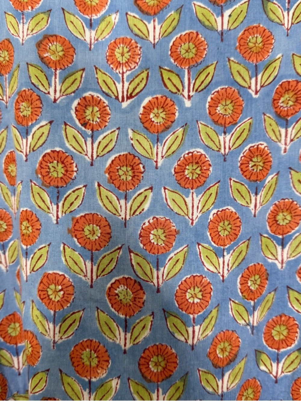 Emerson Fry India Collection Heirloom Midi Dress~Wednesday Flower Blues - Picture 8 of 14